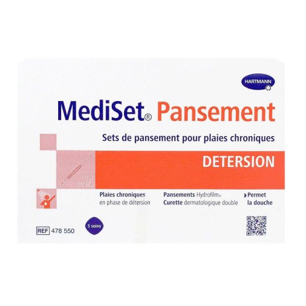 5 Sets de pansements pour plaies chroniques