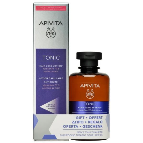Apivita Lotion Hair Loss Shamp Homme