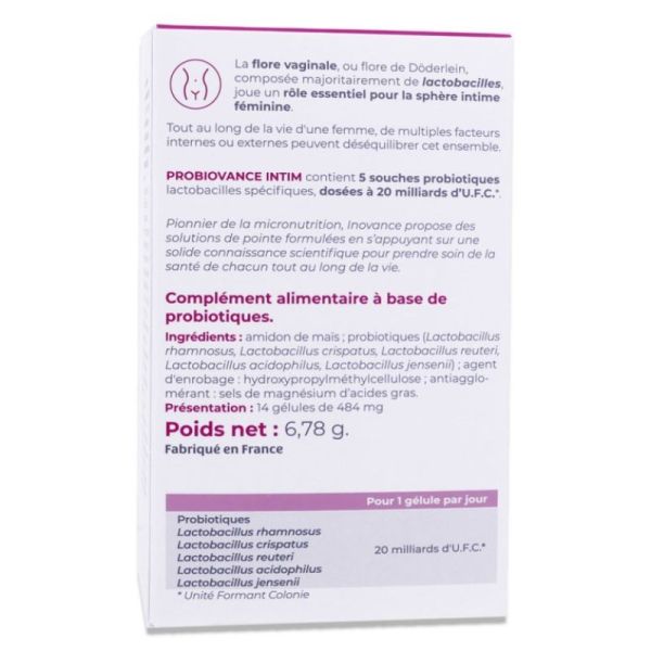 Probiovance Intim RF - 14 gélules