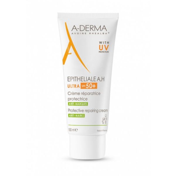 Epitheliale A.H - Ultra SPF50+ - Crème Réparatrice Protectrice Anti-Marques - 100ml