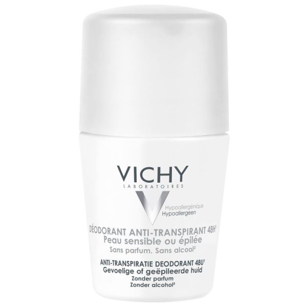 Déodorant anti-transpirant 48h peau épilée 50ml