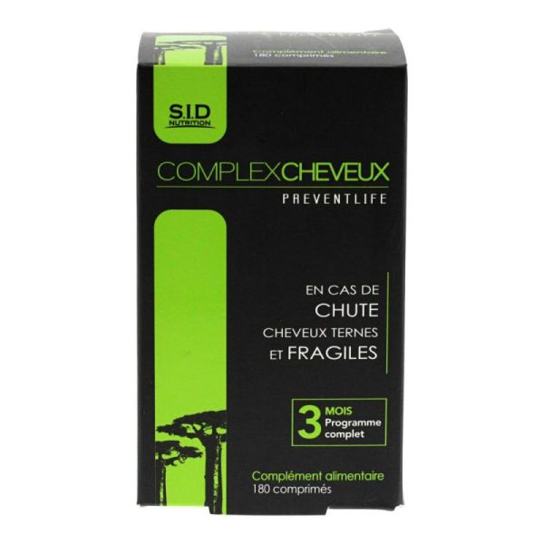 Preventlife Complex cheveux 180 comprimés