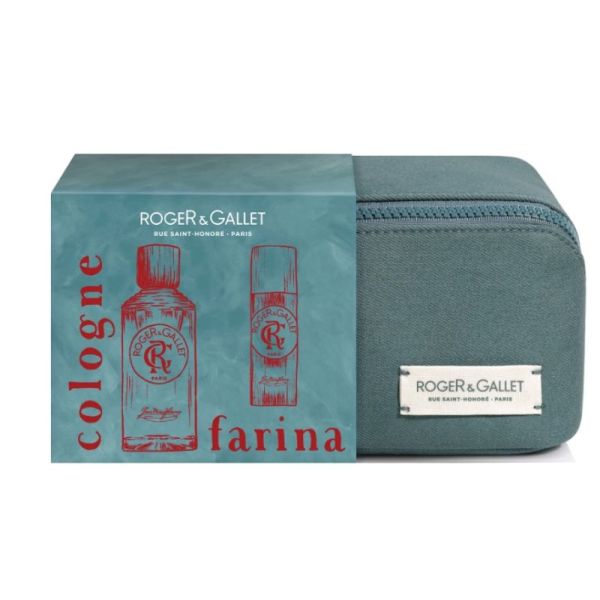 Coffret Noël 2025  Jean Maria Farina Eau de Cologne, 100ml + Déodorant Spray, 150ml
