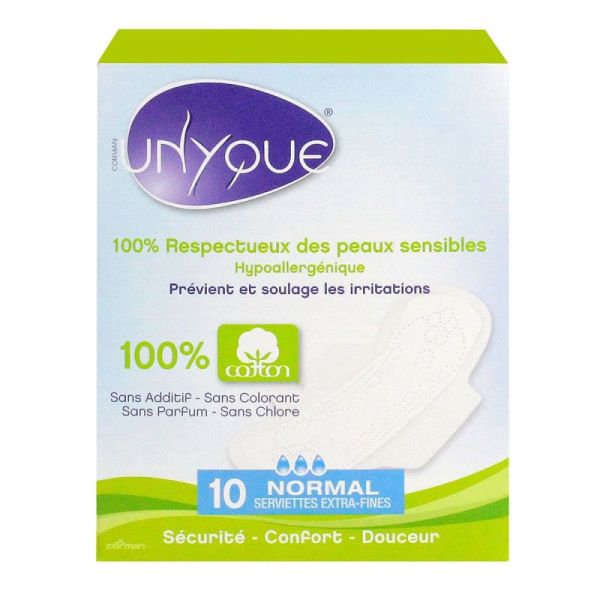 Serviettes extra-fines Normal - 10 unités