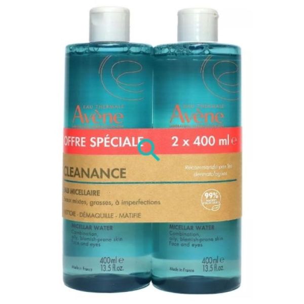 Cleanance Eaux micellaires 2x400ml