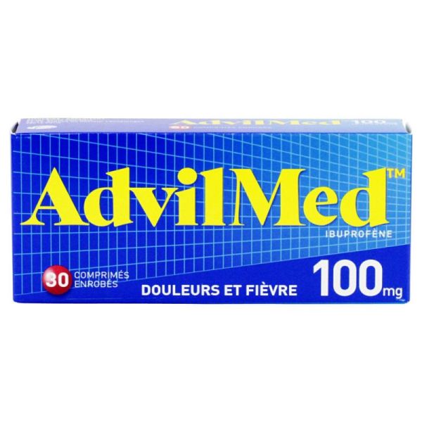 AdvilMed 100 mg - 30 comprimés enrobés