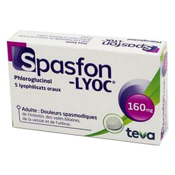 Spasfon Lyoc 160 Mg  5 Comprimes