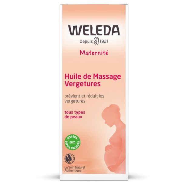 Huile de massage vergetures 100ml