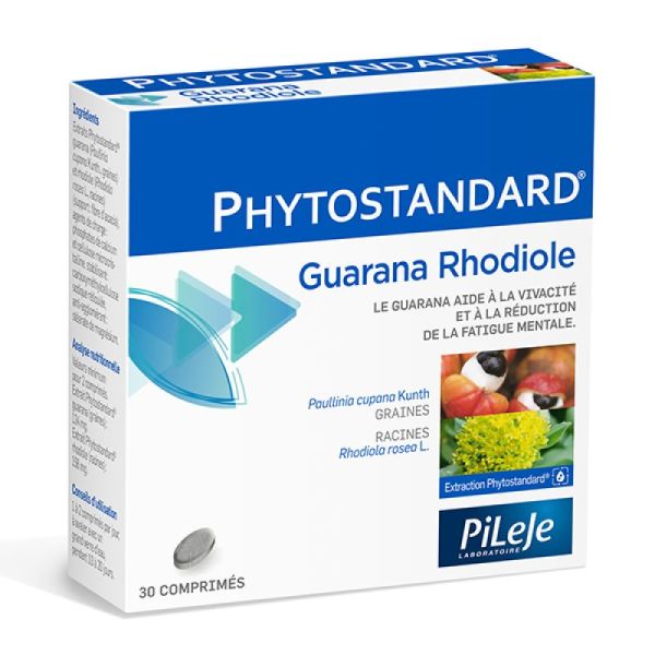 Phytostandard guarana & rhodiole 30 comprimés