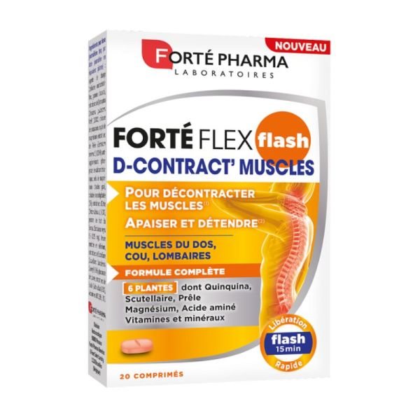 Forteflex Flash D-contract'muscles 20 comprimés