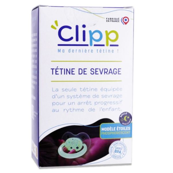 Kit tétine de sevrage Étoile phosphorescente