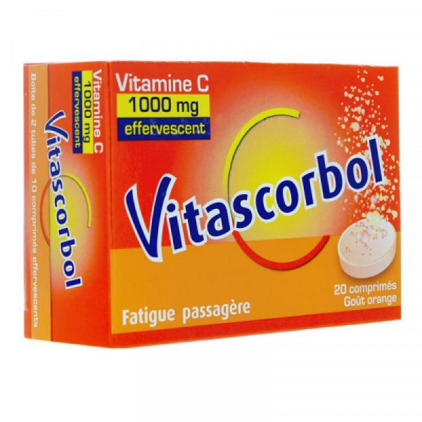 Vitascorbol Vitamine C 1000mg Comprimes Effervescents Vitascorbol Vitamine C 1000mg Comprimes Effervescents