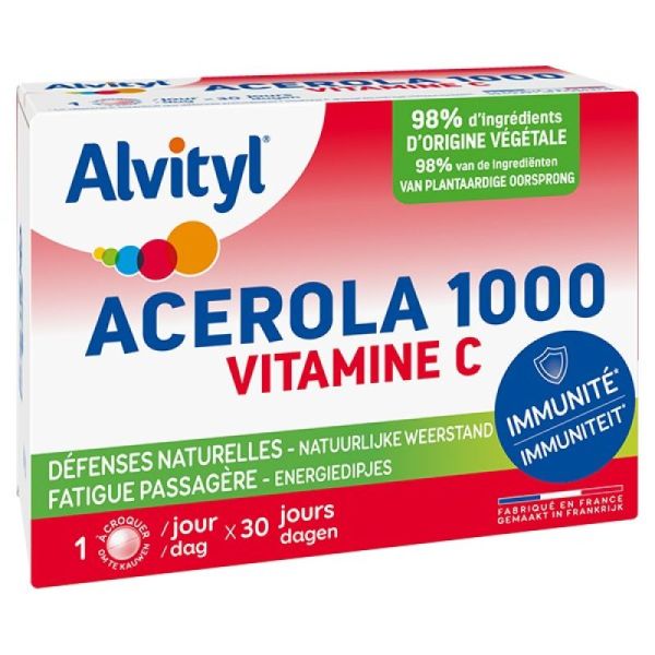 Acérola 1000 GO Vital 30 comprimés