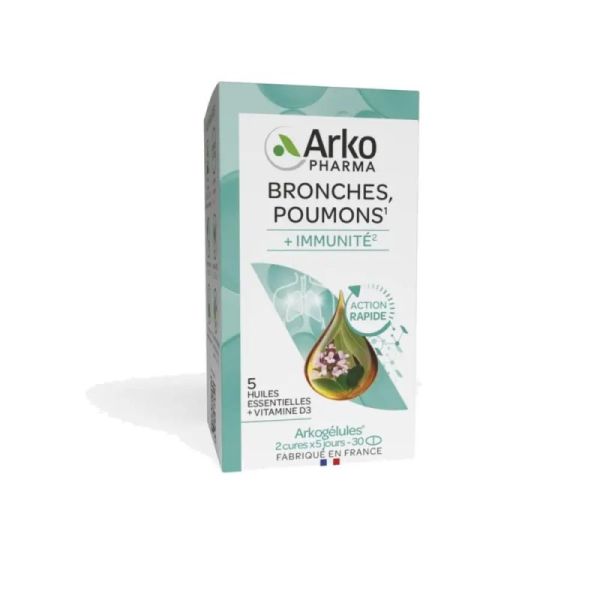 Arkogélules Bronches Poumons 30 capsules