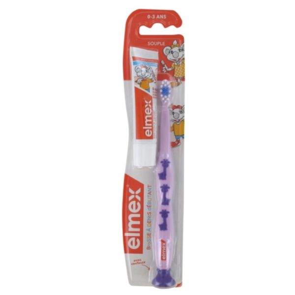 Brosse à dents 0-3 ans + dentifrice