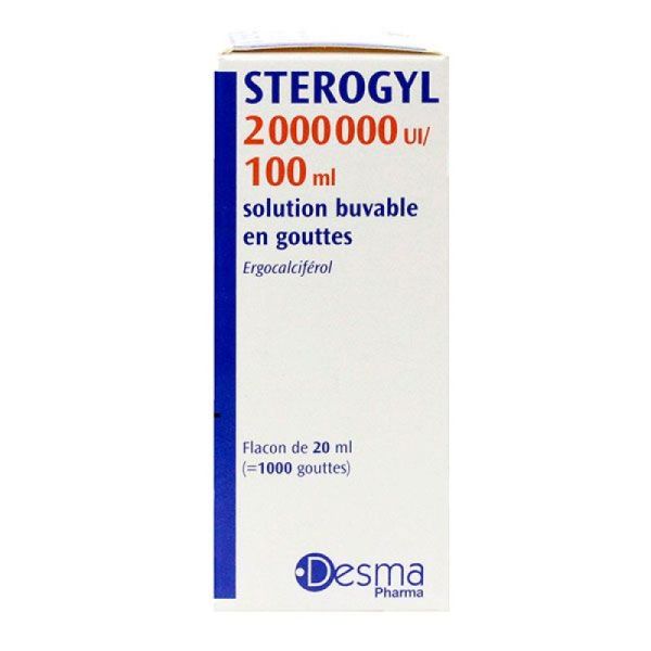 Sterogyl 2000000 UI/100ml gouttes buvables 20ml