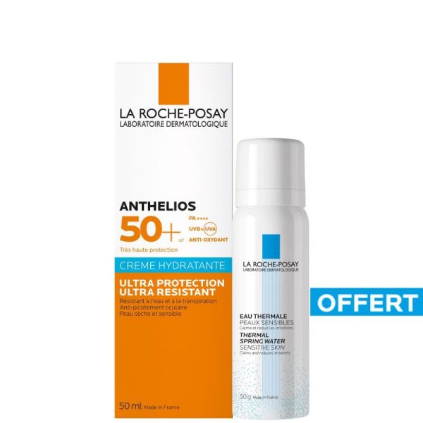 Anthelios - Créme solaire 50 ml + Eau thermale 50 g