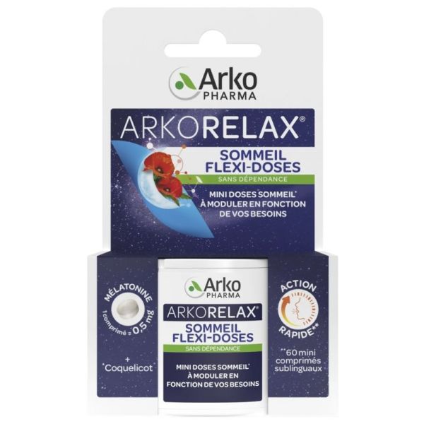 Arkorelax Sommeil Flexi-Doses 60 Mini Comprimés