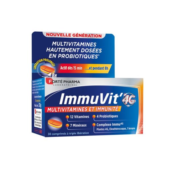 Immuvit'4G - 30 comprimés