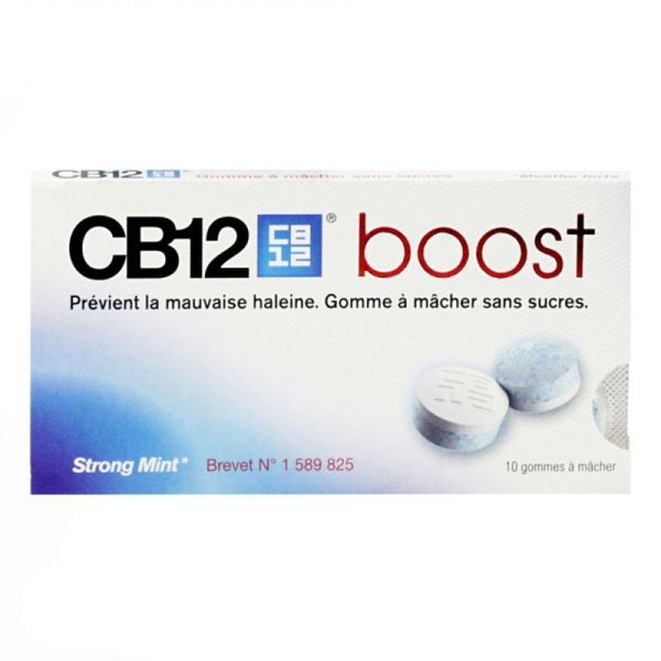 Boost Strong Mint 10 Gommes à Mâcher
