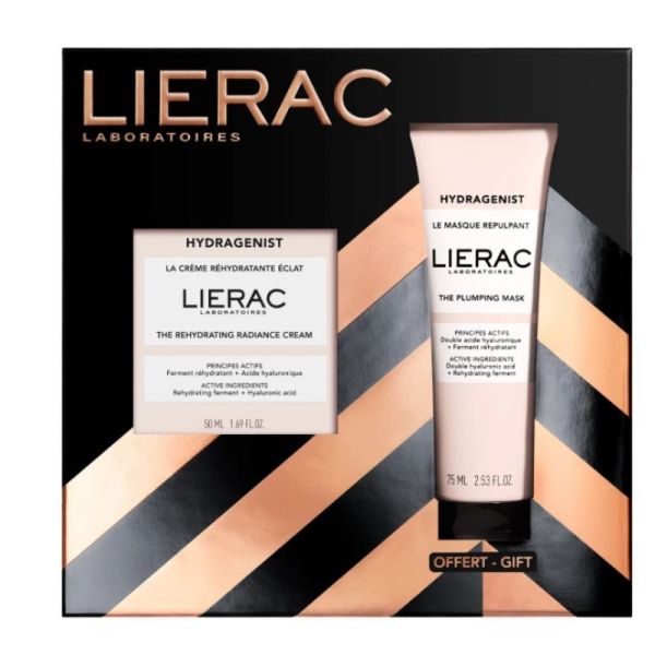 Coffret Noël 2025 Hydragénist La Crème Réhydratante Éclat 50ml + Le Masque Repulpant 75ml Offert
