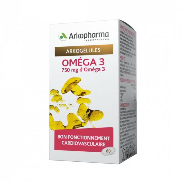 Arkogélules - Oméga 3 Origine marine - 60 capsules