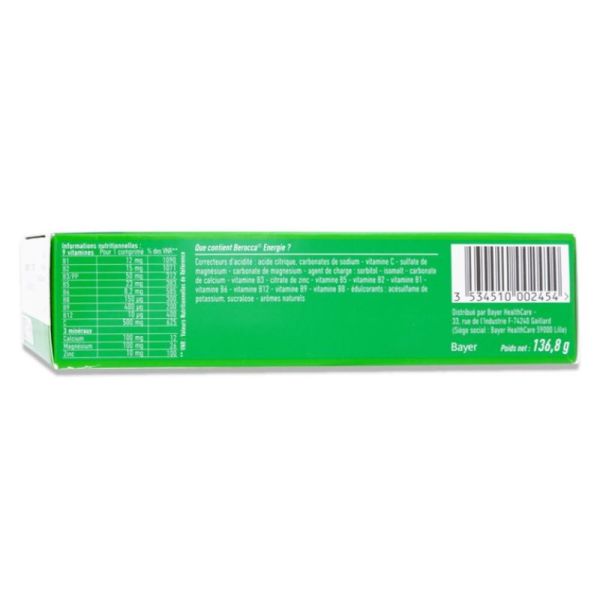 Énergie Ananas-Citron - 30 comprimés effervescents