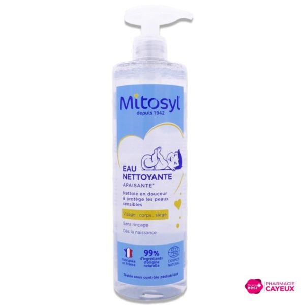 Eau nettoyante apaisante bébé 500 ml