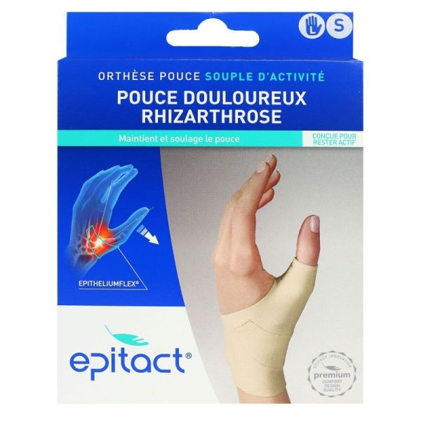 Orthèse Pouce Souple d'Activité Pouce Douloureux Rhizarthrose Main Gauche
