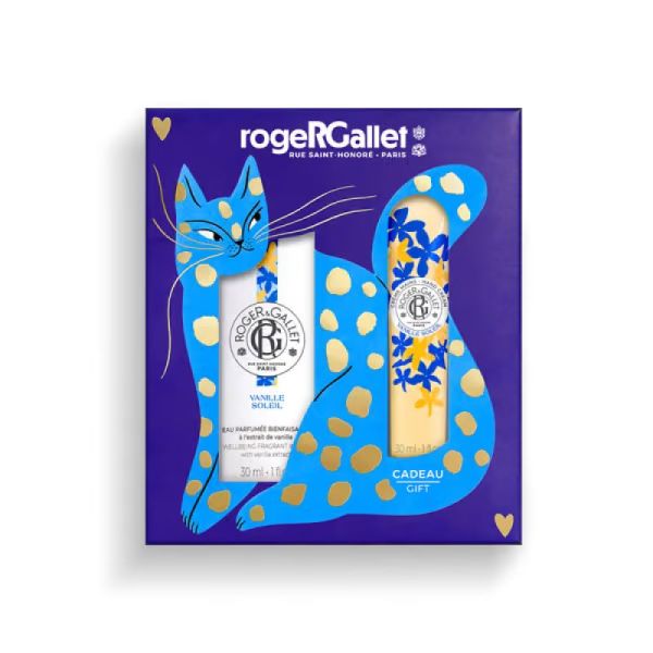 Coffret Noël Vanille Soleil Eau Parfumée 30 ml + Crème Mains 30 ml