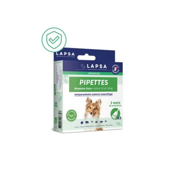 Pipettes Chien Moyenne Race - 3x3ml
