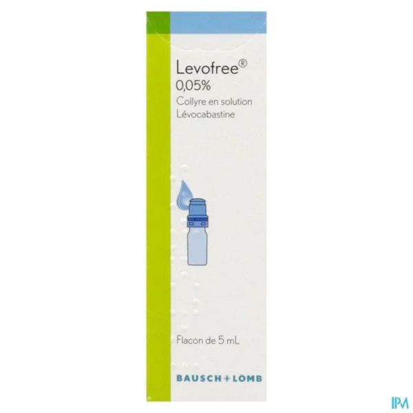 Levofree 0.05% collyre solution 5ml
