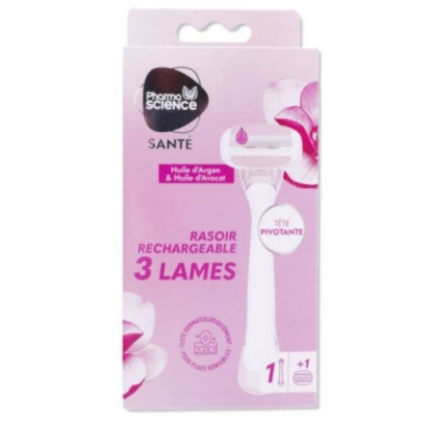 Rasoir rechargeable femme 3 lames