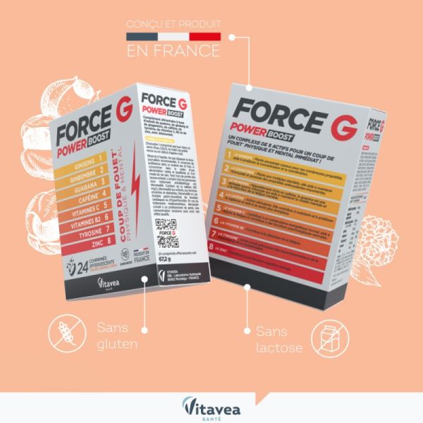 Force G Power Boost 24 comprimés Effervescents