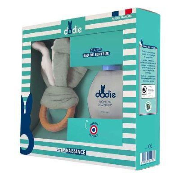 Coffret Naissance Eau de Senteur 50 ml + Hochet de Dentition Vert
