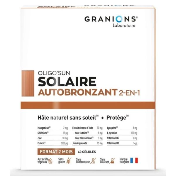 Oligo'Sun - Autobronzant 2-en-1 - Format 2 mois