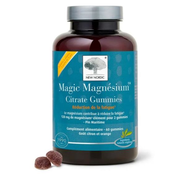 Magic Magnésium Citrate Fatigue 60 Gummies