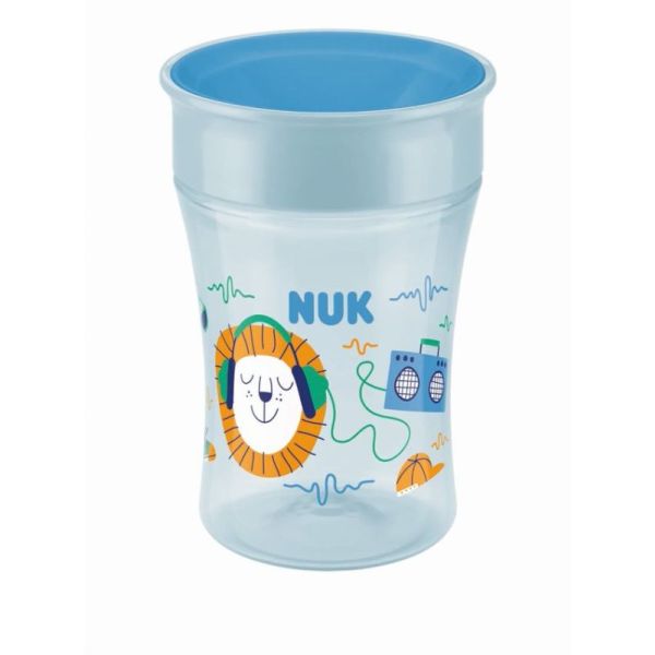 Magic Cup - 360 silicone - Bleu 230 ml 8m+