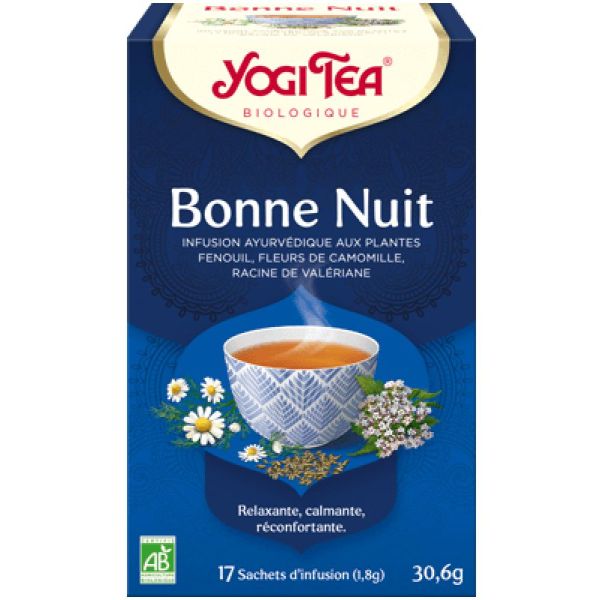 Bonne Nuit - Infusion Relaxante, Calmante, Réconfortante - 17 sachets