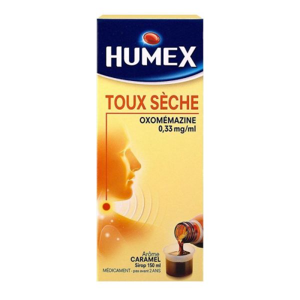 Sirop pour toux sèche à l'Oxomémazine 150ml