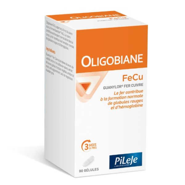 Oligobiane FeCu 90 gélules
