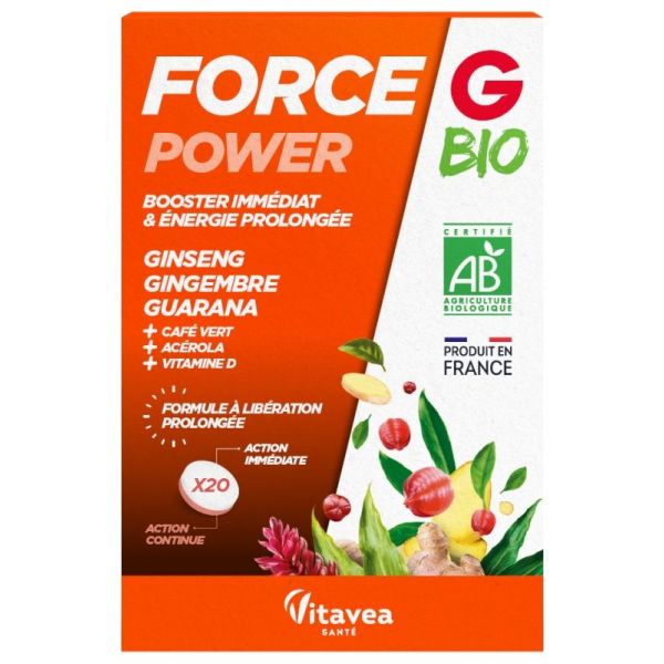 Force G Power Bio 20 Comprimés