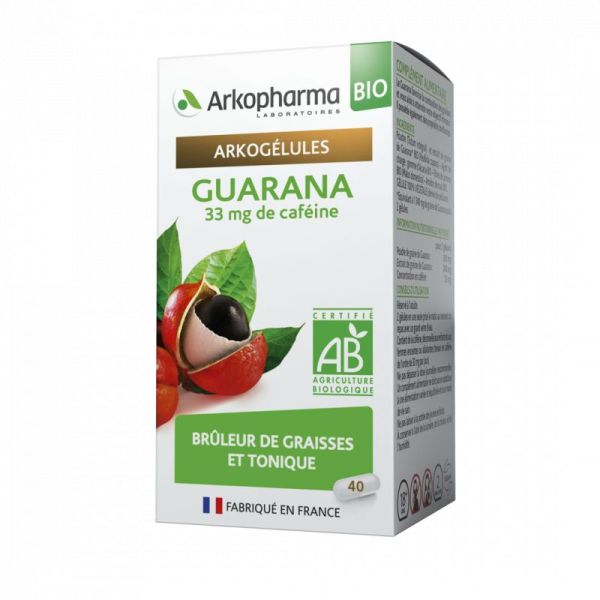 Arkogélules - Guarana BIO - 40 gélules