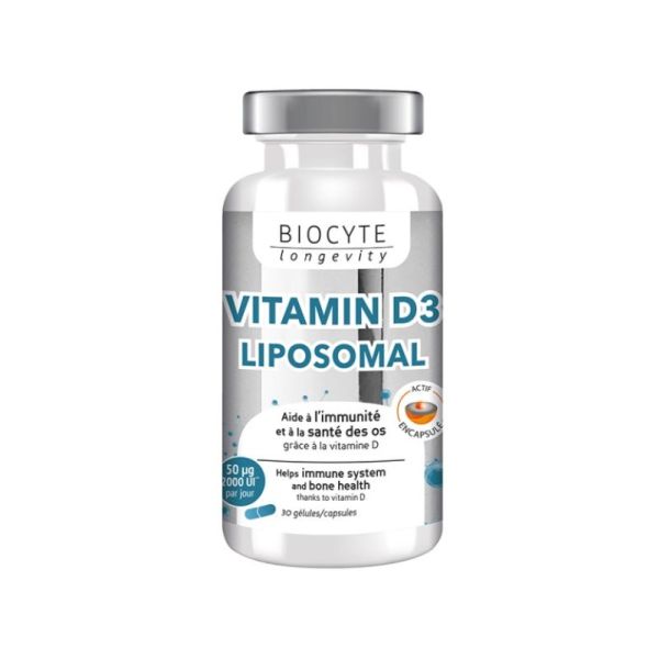Vitamine D3 Liposomal - 30 gélules
