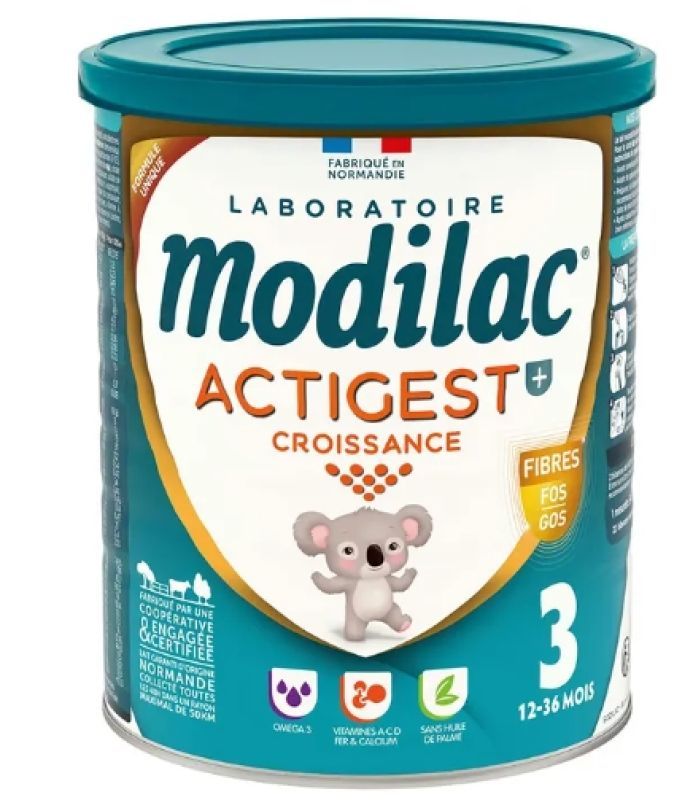 Lait De Croissance Modilac Doucéa 3 Pour Bébés De 12 à 36 Mois - 800g, Sans Huile De Palme Ni Sucre Ajouté Modilac Actigest 1 Lait De Croissance Modilac Doucéa 3 Pour Bébés De 12 à 36 Mois - 800g, Sans Huile De Palme Ni Sucre Ajouté Modilac Actigest 1
